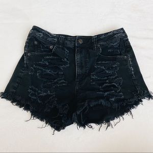 American Eagle Black Shorts